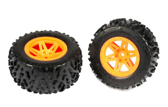 T2M XT-C Räder Orange (Paar)